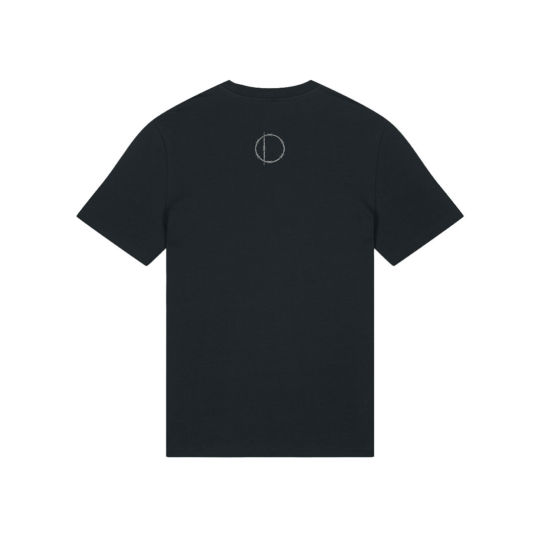 mirror society barbed wire tee